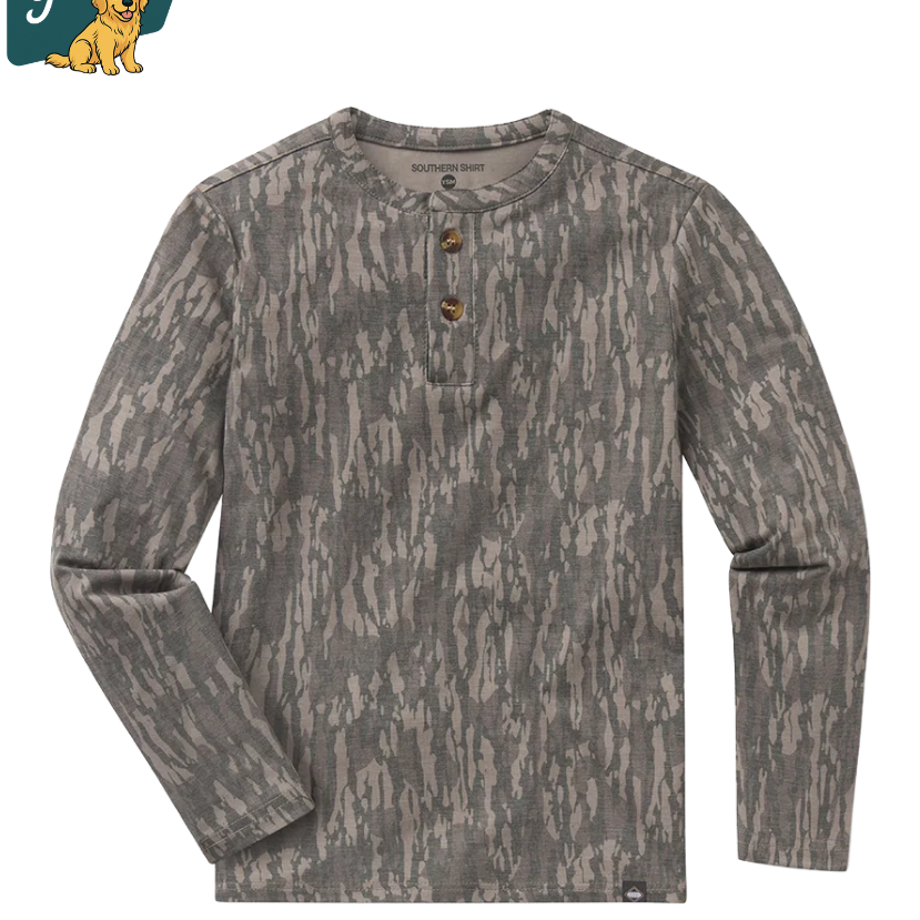 Southern Shirt Co - Boys Max Comfort Henley LS
