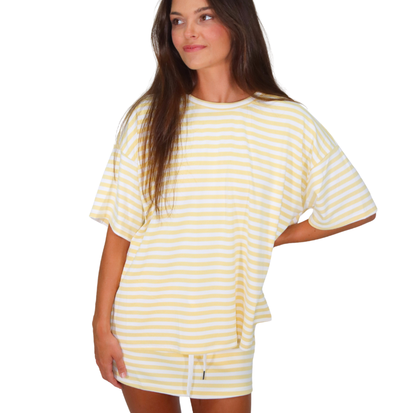 Emily Stripe Oversized Tee