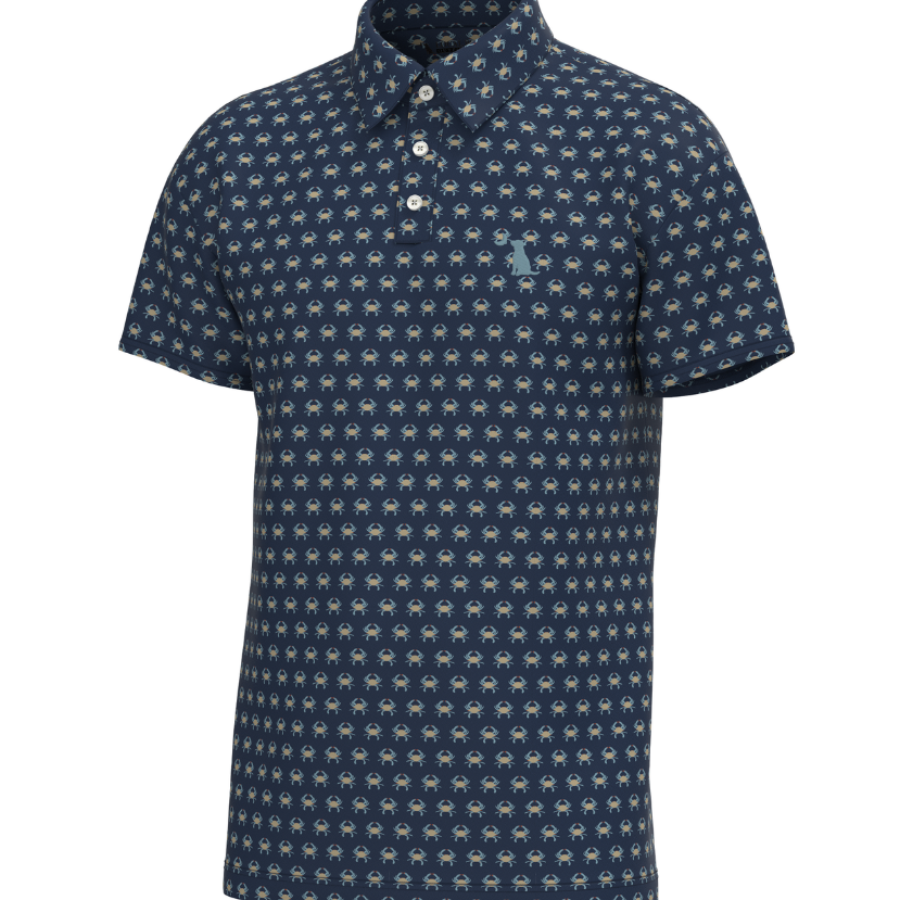 Local Boy - Dirty Myrtle Polo - Blue Crab