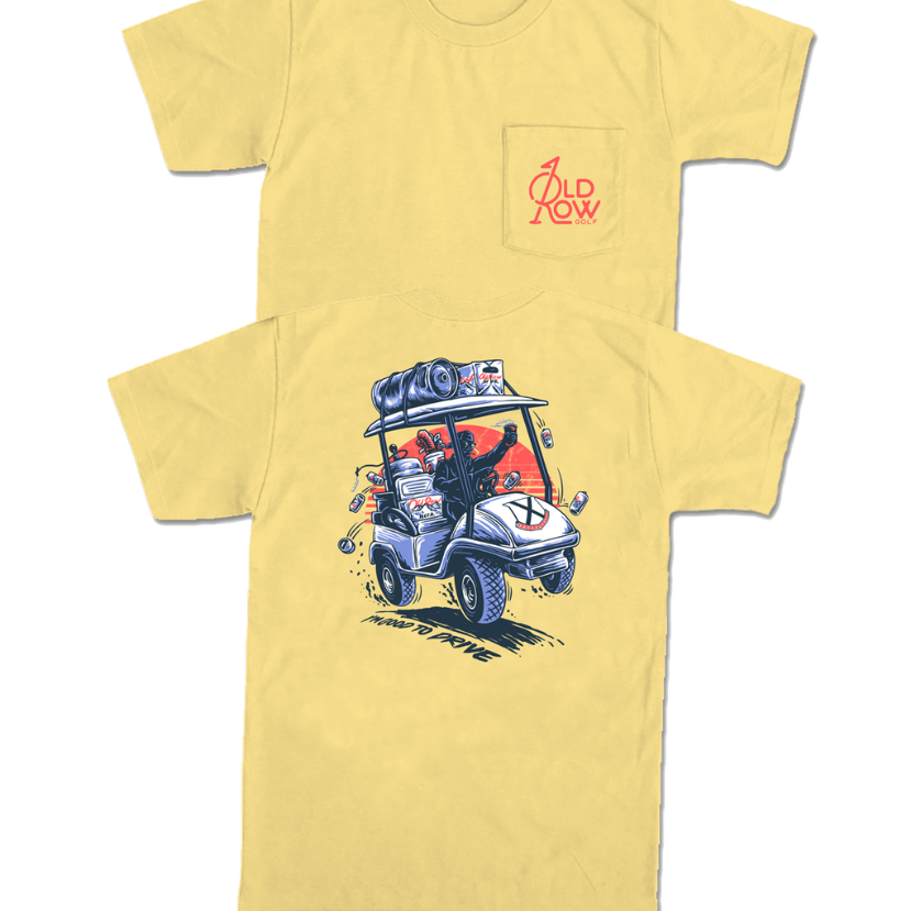 Old Row - I'm Good To Drive Pocket Tee