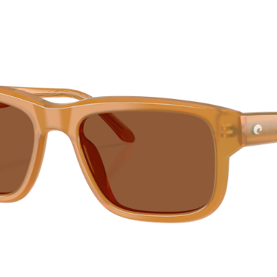 Brown sunglasses with a white background