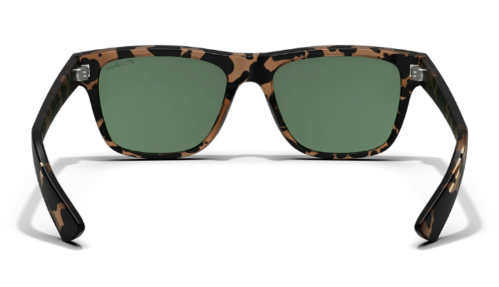 Blenders Sunglasses with a tortoise frame on a white background