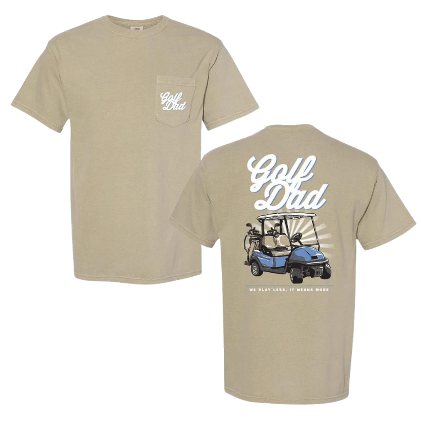 Barstool - Golf Dad Golf Cart Pocket Tee