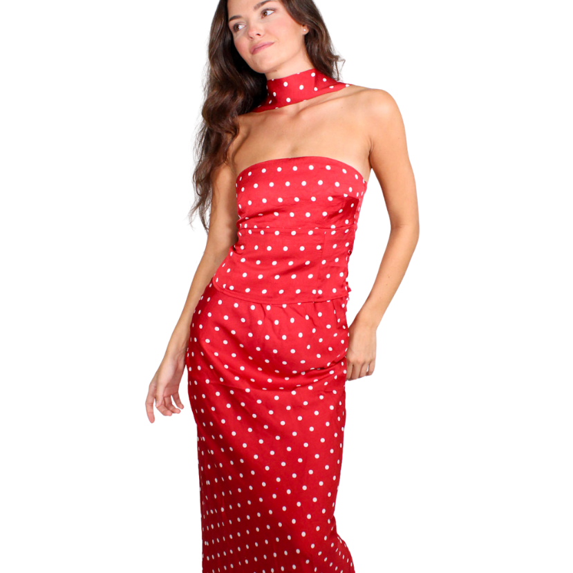 Parker Polka Dot Maxi Skirt
