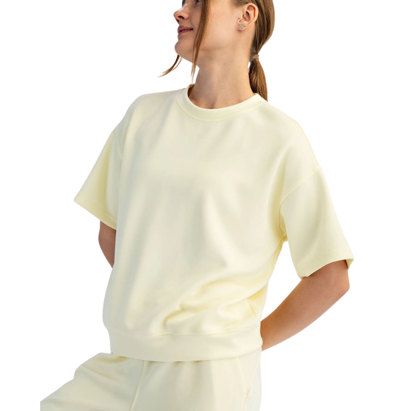Modal Poly Span Short Sleeve Top