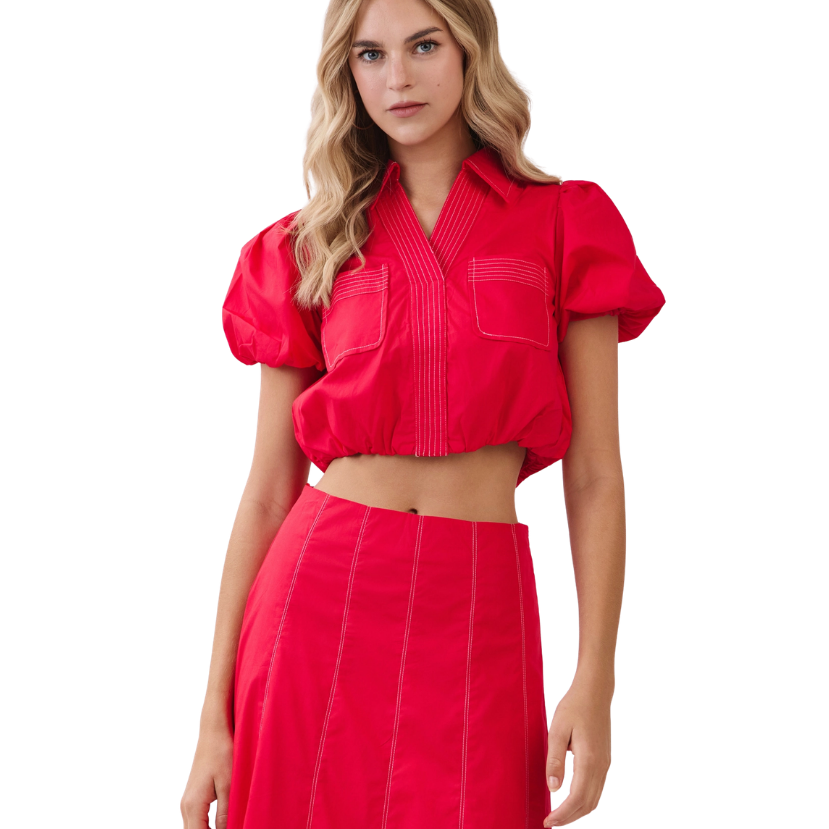 Margo Bubble Sleeve Top