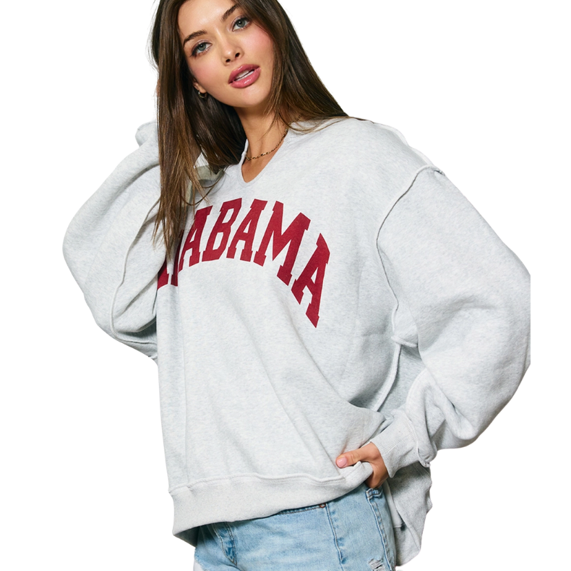 Alabama Reversible Oversized Pullover
