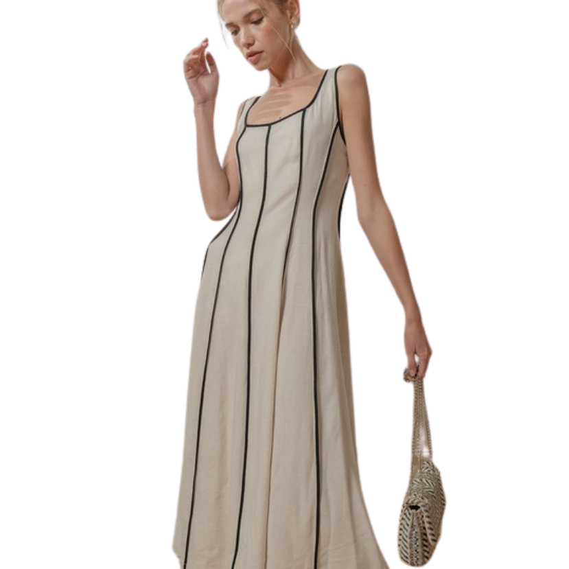 Laiken Linen Midi Dress