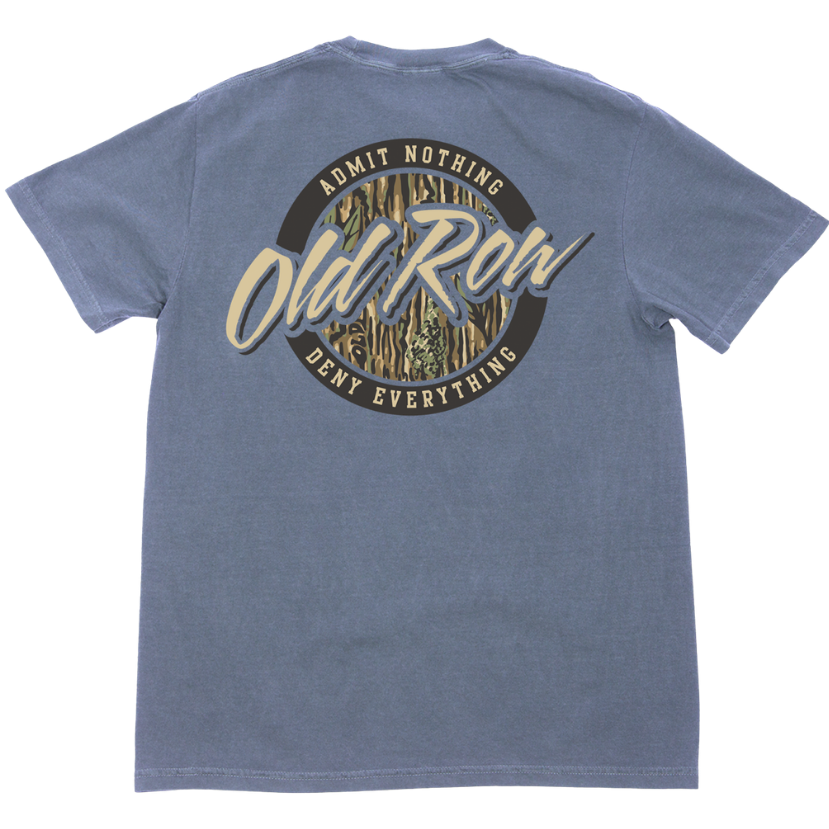 Old Row - Camo Circle Logo Pocket Tee
