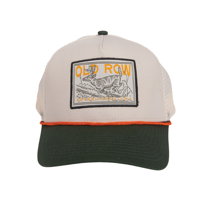 Old Row - Outdoors Deer Mesh Back Rope Hat