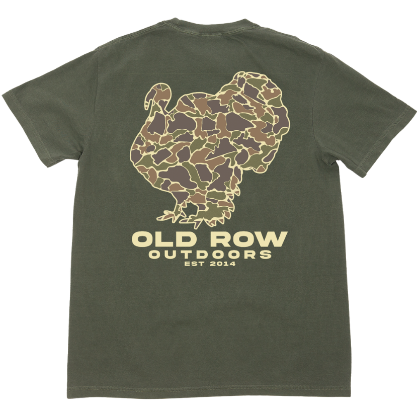 Old Row - Camo Turkey Pocket Tee