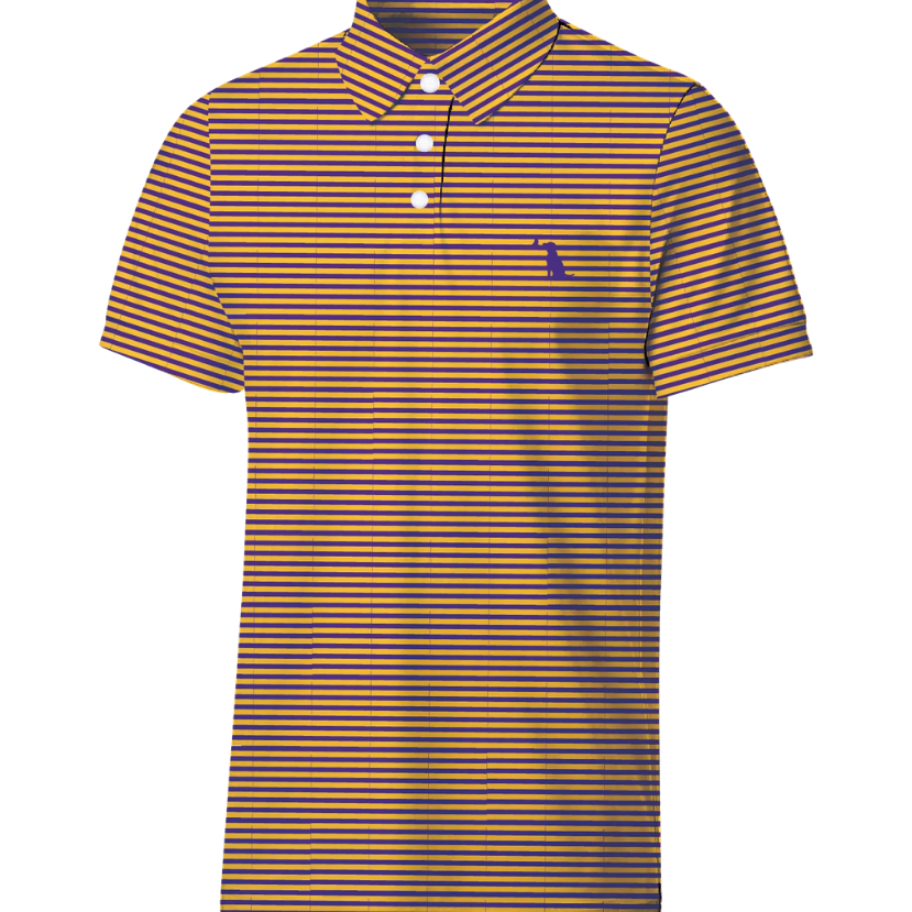 Local Boy - Palms Yelow-Purple Polo