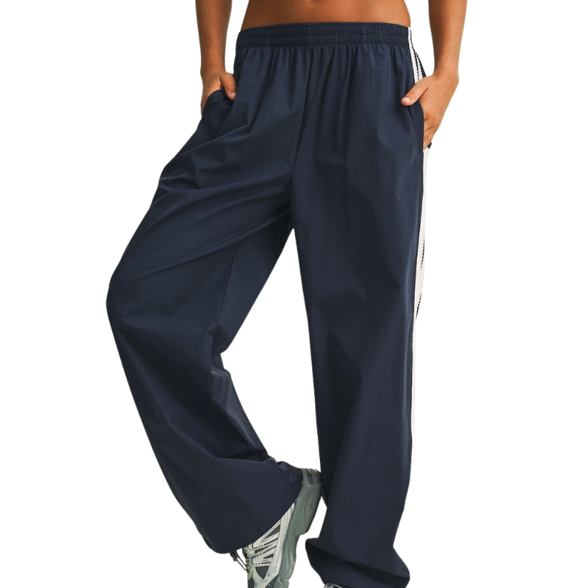 Savannah Side Stripe Nylon Pants