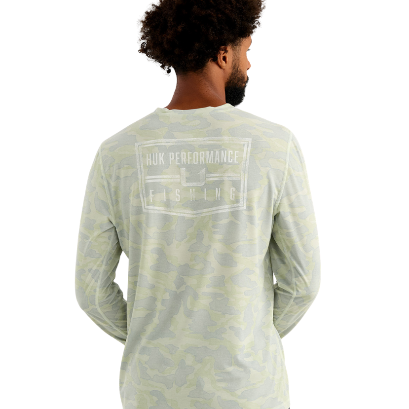 Huk - Drift Printed LS Crew