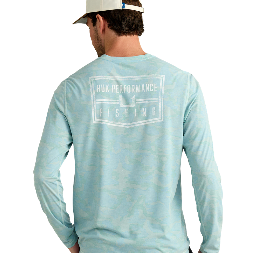 Huk - Drift Printed LS Crew