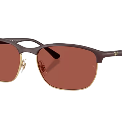 Ray-Ban RB4469 Sunglasses with brown lenses and dark frames on a white background