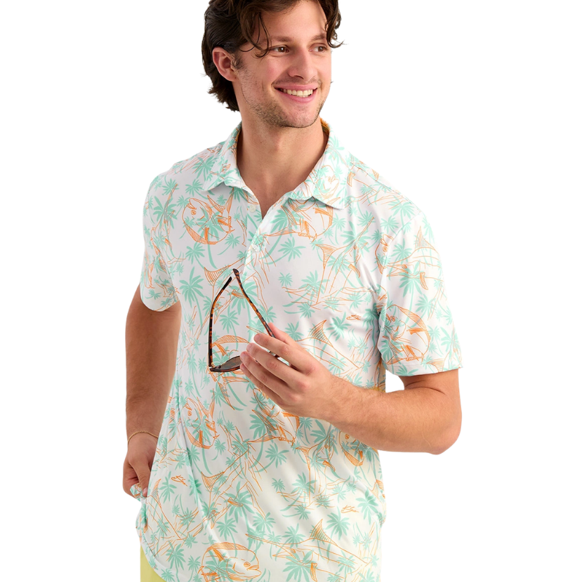 Huk - Pursuit KC Palm Strike Printed Polo