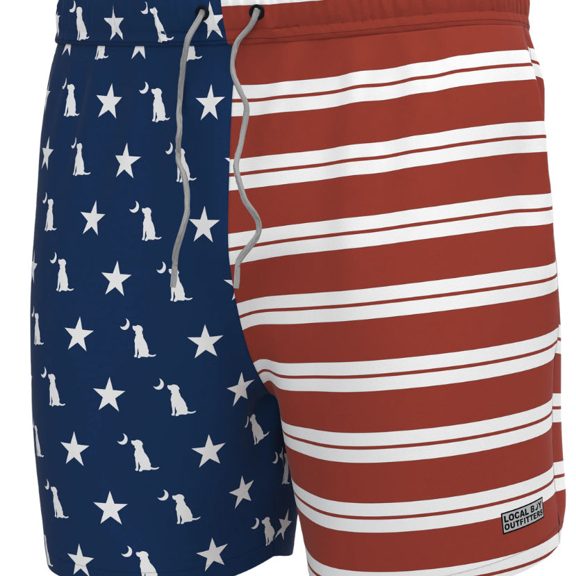 Local Boy - USA Bayview Swim Trunk