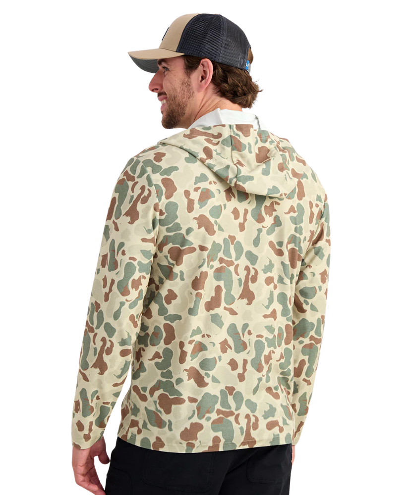 Camoflage hoodie.