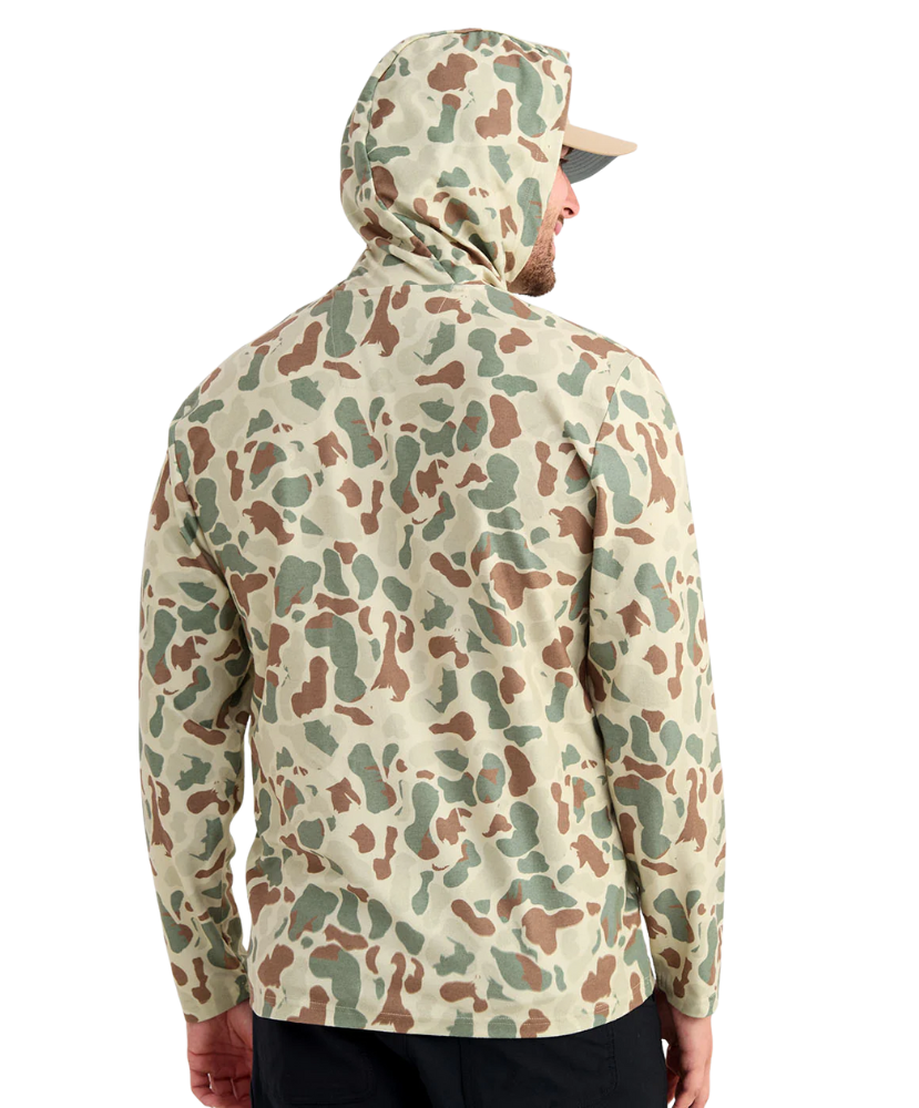 Camoflage hoodie.