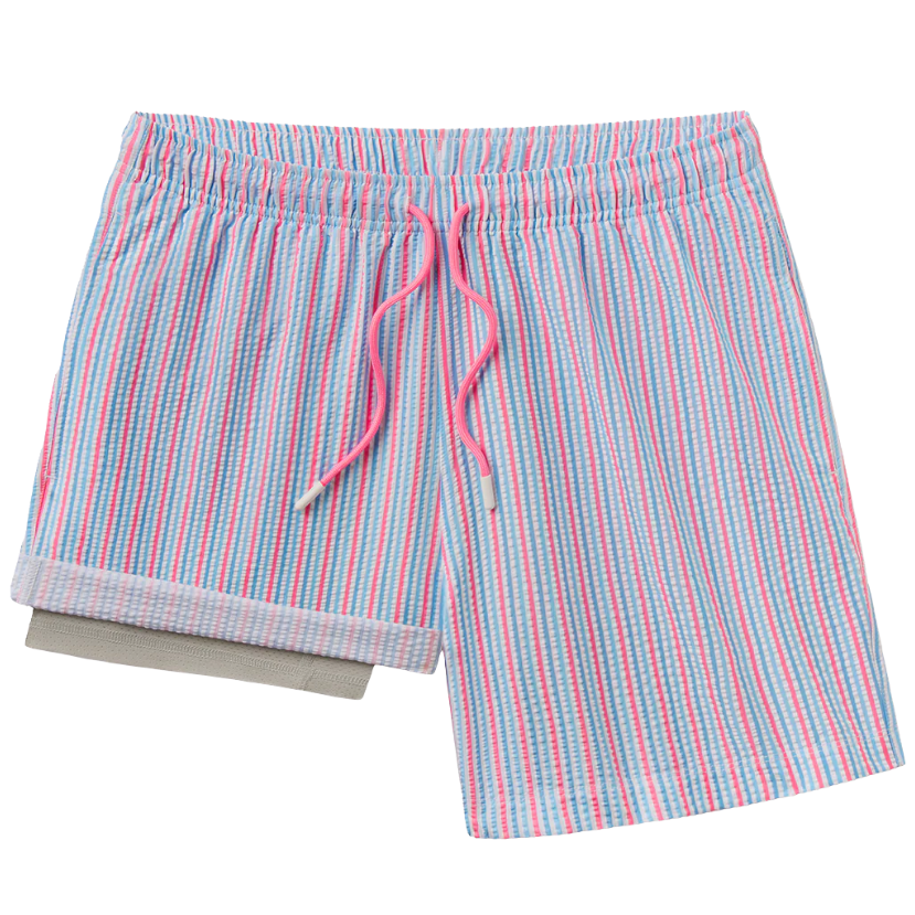 Southern Shirt Co - Clubhouse Seersucker Swim Shorts
