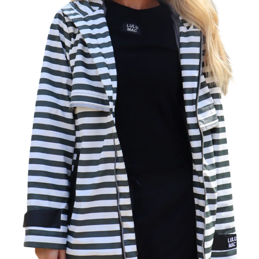 LULU MAC - Darby Stripe Raincoat