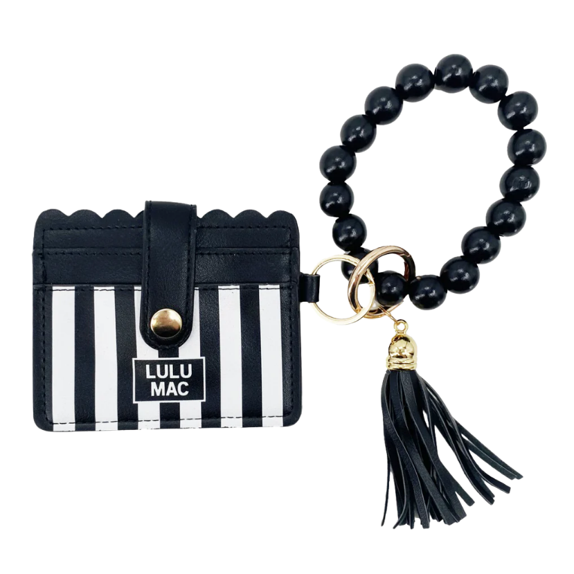 LULU MAC - Beaded Wristlet ID Wallet