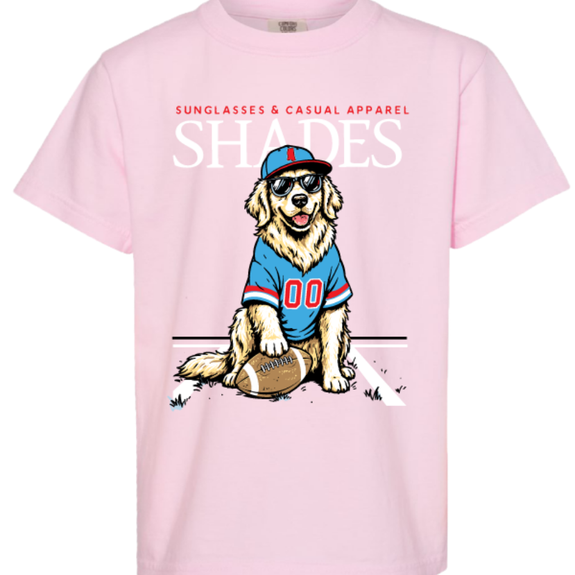 Shades - Youth Ole Miss Pigskin Pup Tee