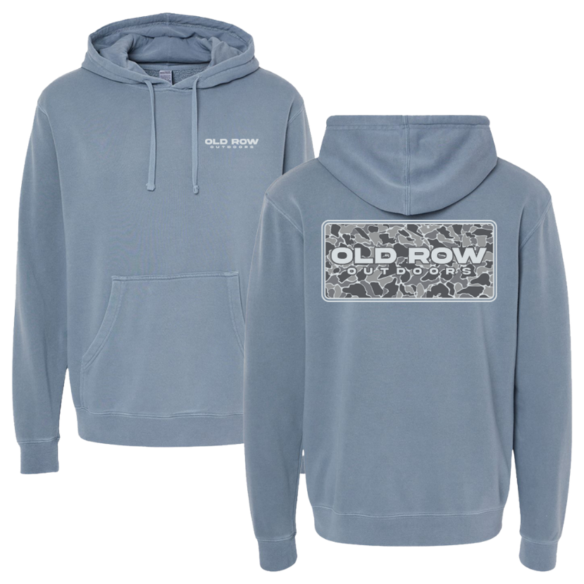 Old Row - 80s Camo Pigment Dyed Hoodie