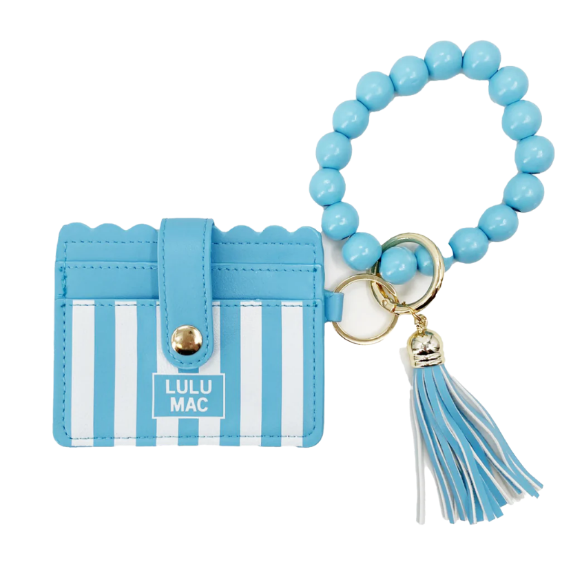LULU MAC - Beaded Wristlet ID Wallet