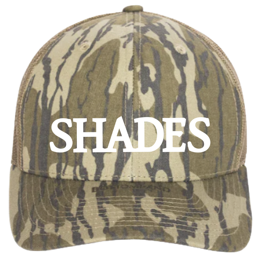Shades - Mossy Oak Logo Trucker Hat