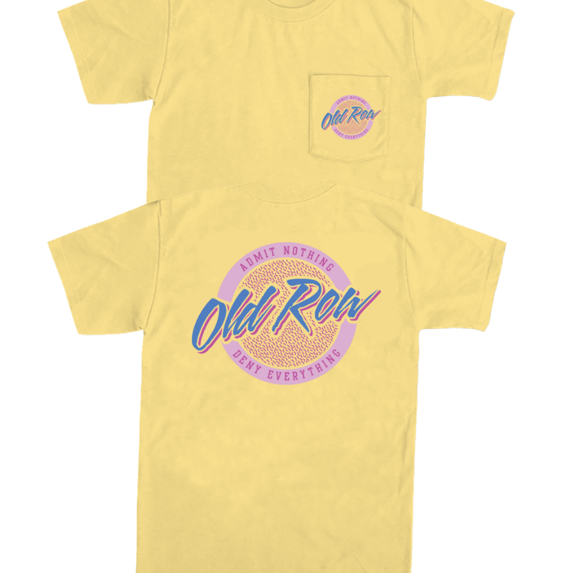 Old Row - Circle Logo Pocket Tee