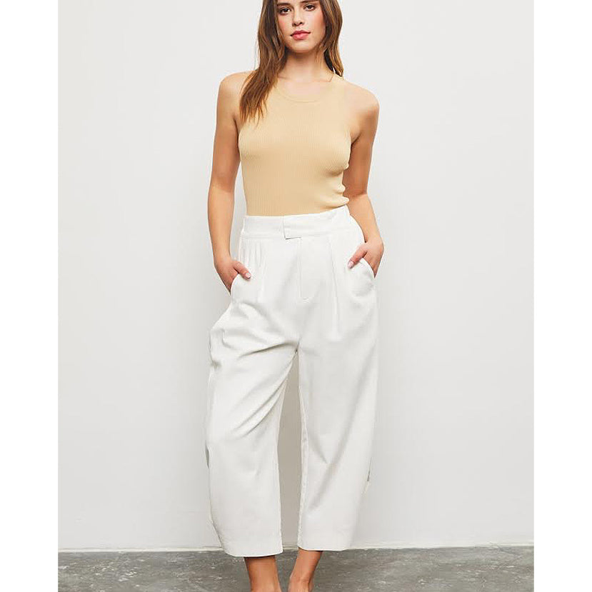 Bre Basic Ribbed Knit Tank