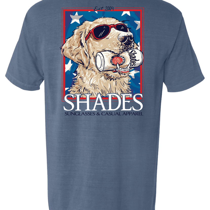 Shades - All American Pup Tee