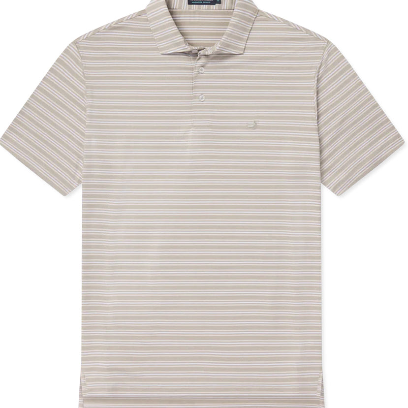 Southern Marsh - Maybourne Featherlight Stripe Polo