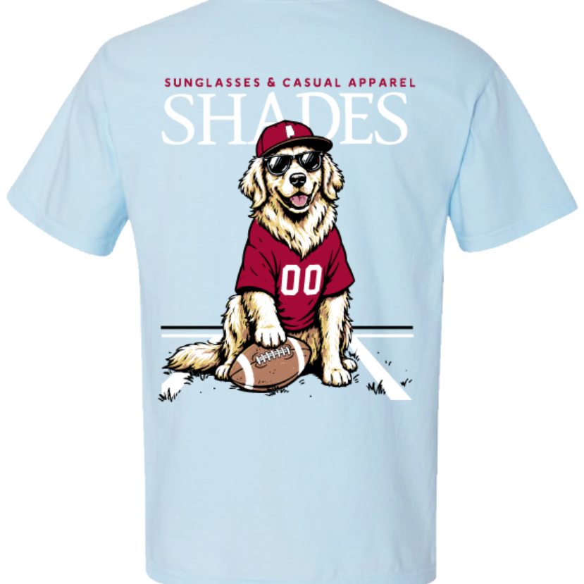 Shades - Alabama Pigskin Pup Tee