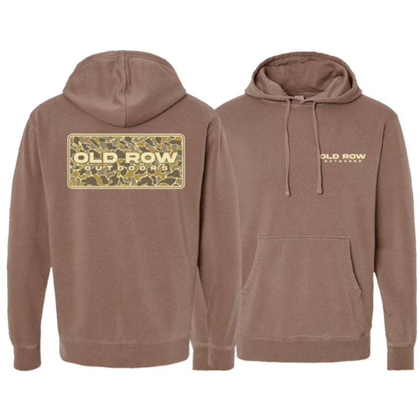 Old Row - 80s Camo Pigment Dyed Hoodie