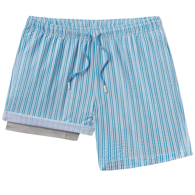 Southern Shirt Co - Clubhouse Seersucker Swim Shorts