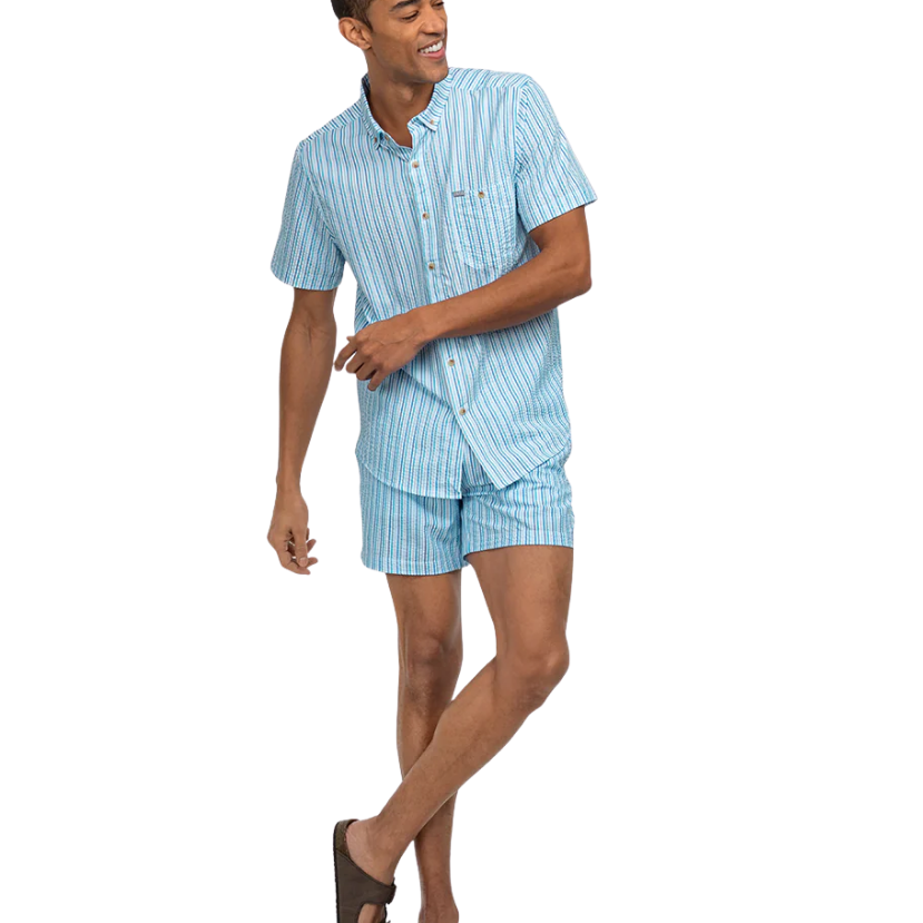 Southern Shirt Co - Clubhouse Seersucker Baja Shirt