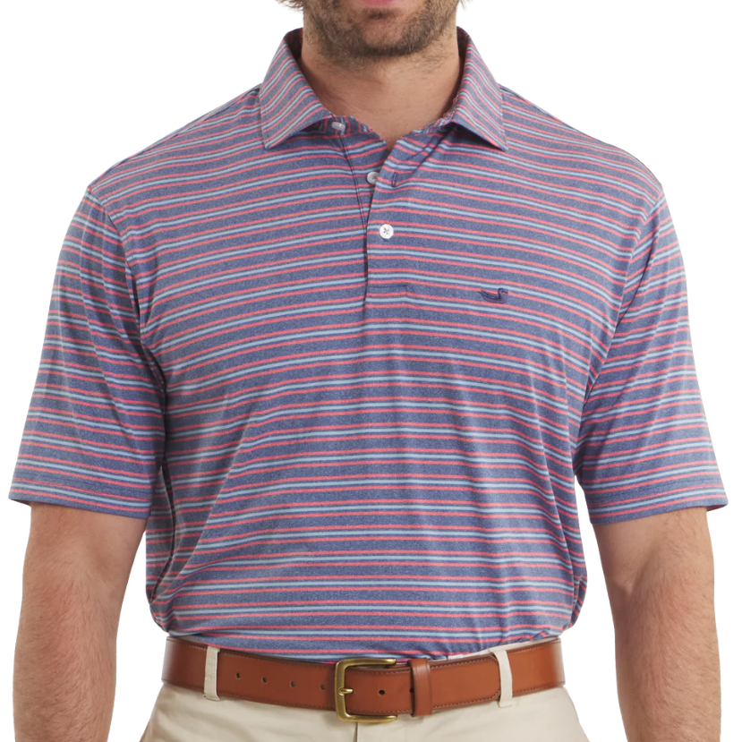 Southern Marsh - Maybourne Featherlight Stripe Polo