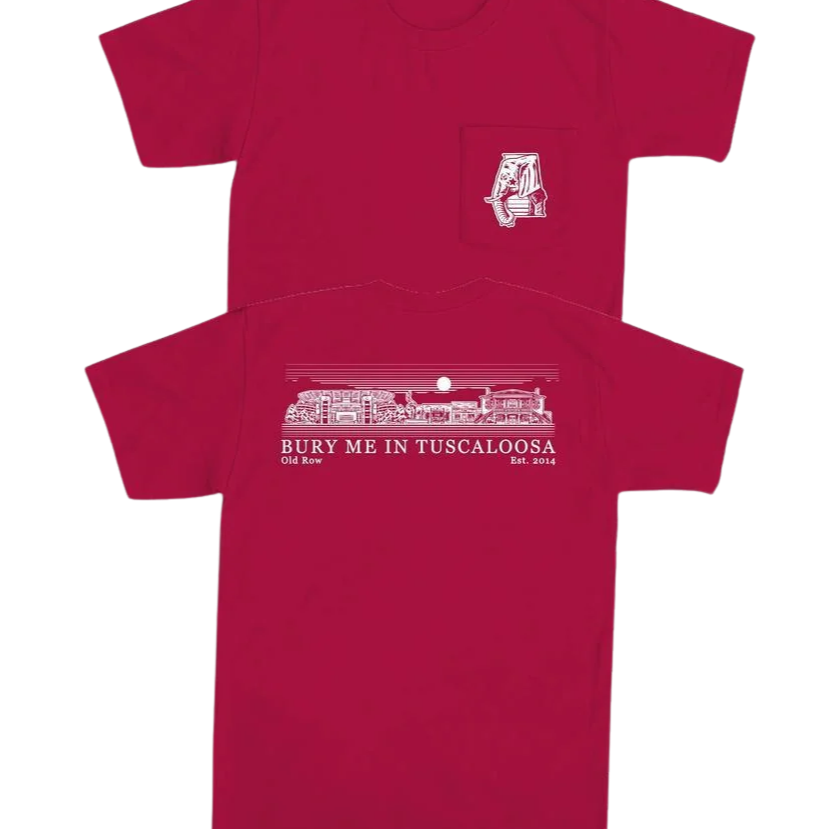 Old Row - Bury Me In Tuscaloosa Pocket Tee