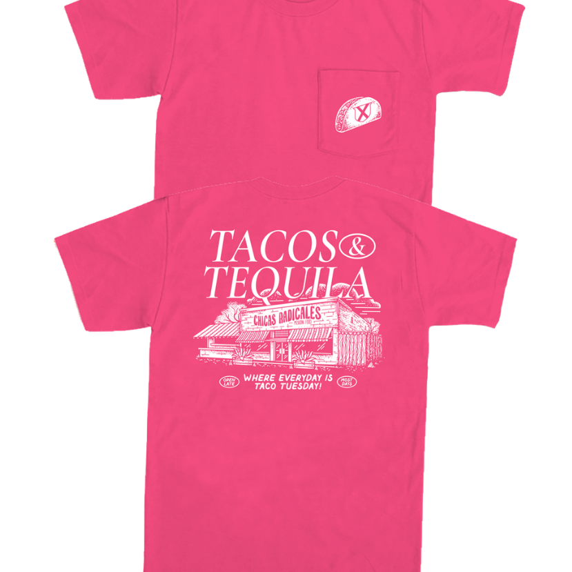 Old Row - Chicks Taco And Tequila Pocket Tee