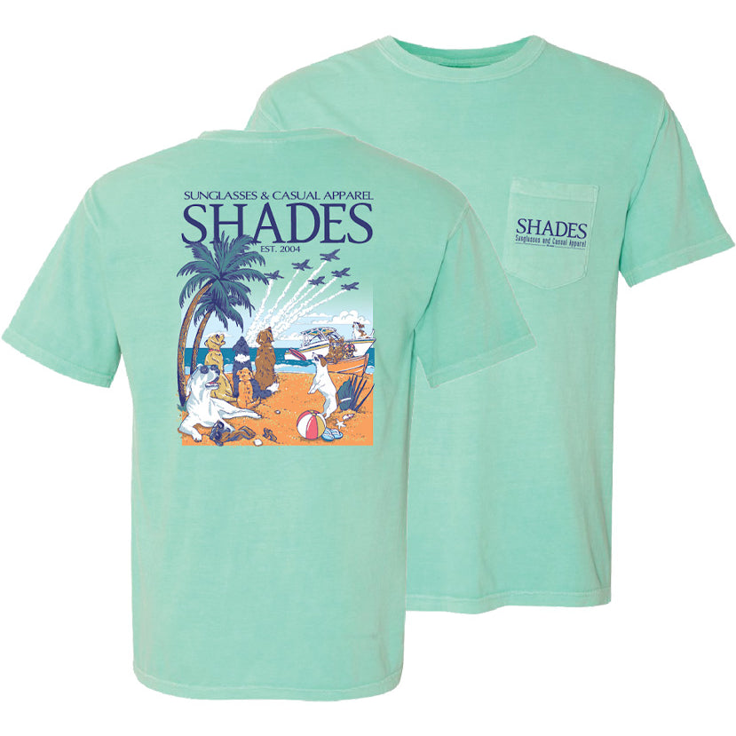 Shades - Blue Angels Beach Party Pocket Tee