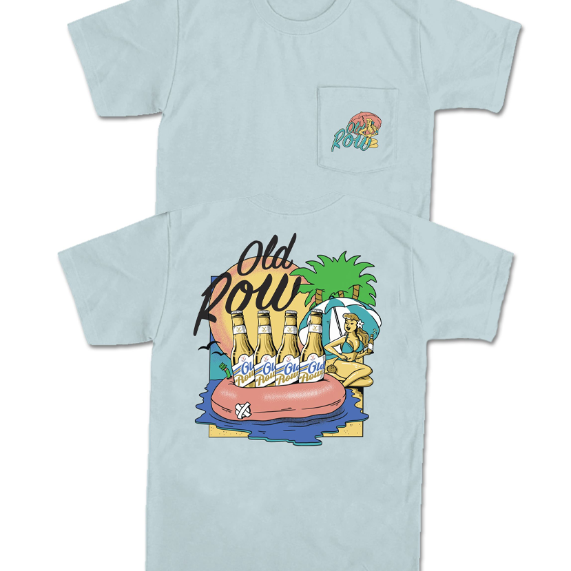 Old Row - Beer Floats Pocket Tee