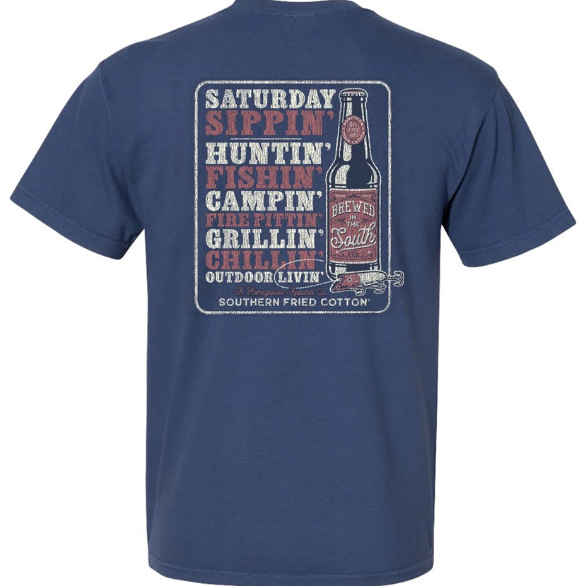 Southern Fried Cotton - Brewed In The South Tee