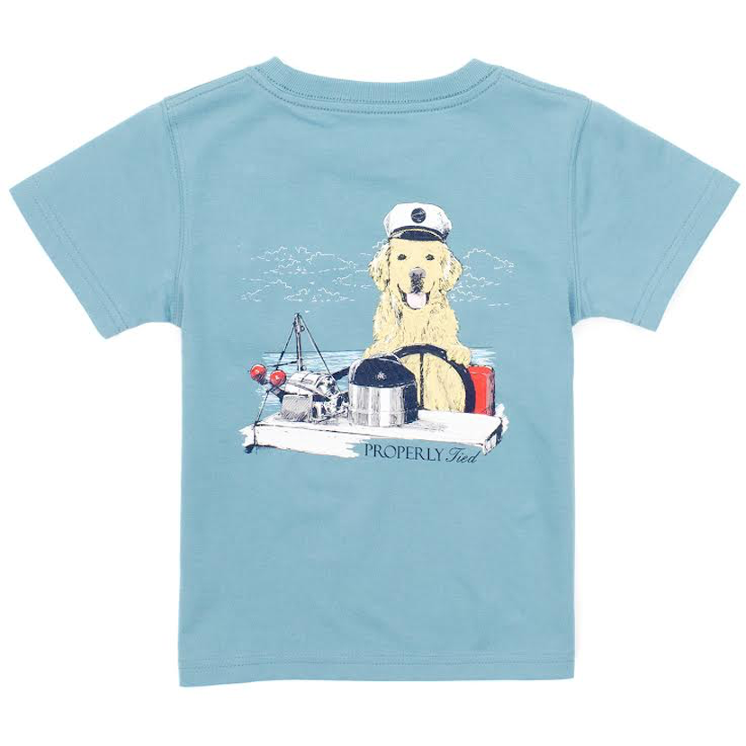 Properly Tied - Youth Golden Captain Tee