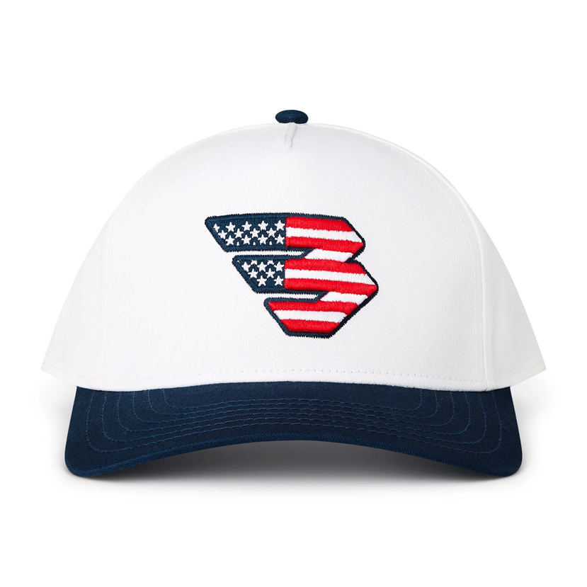 Burlebo - Patriotic Flying B Logo Cap