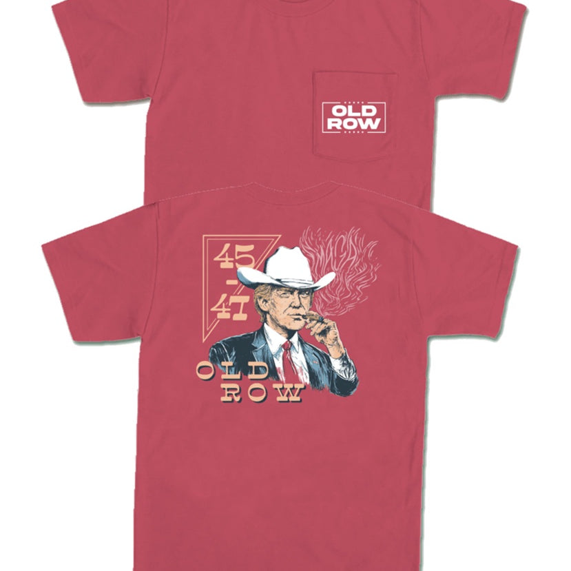 Old Row - Cowboy Trump Pocket Tee