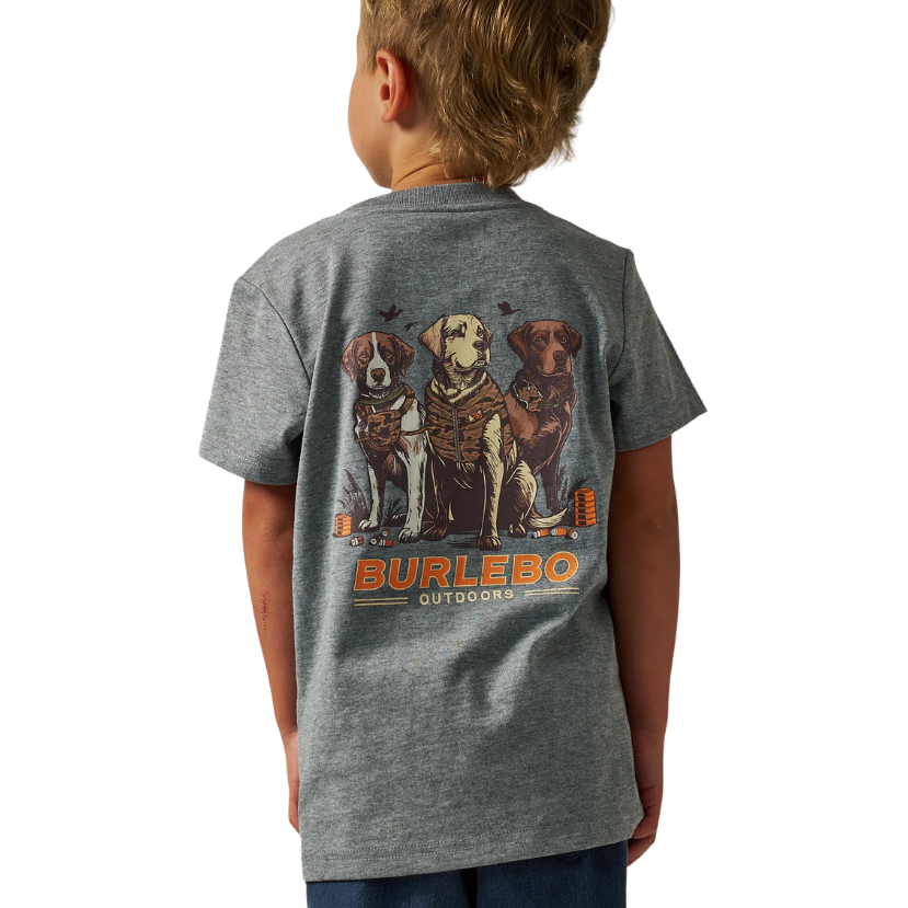 Burlebo - Youth Camo Duck Dogs Tee