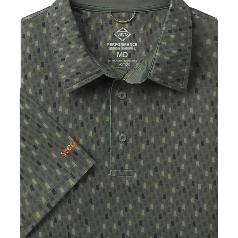Southern Shirt Co - Southern Sportsman Printed Polo
